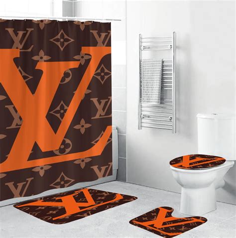 louis vuitton shower curtains|lv rm curtains.